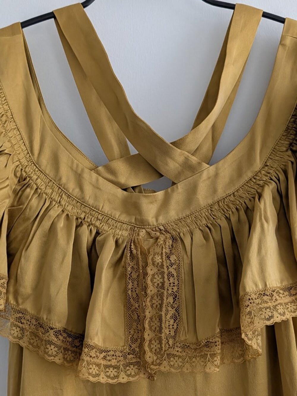 Doen Sicilia Dress in Wheat, NWT, Size M - Picture 8 of 16
